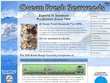 Tablet Screenshot of ocean-fresh-seaweeds.com